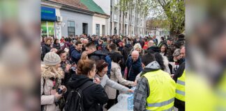 Studentski protest ispred JKP ‘Vodovod i kanalizacija Zrenjanin’’
