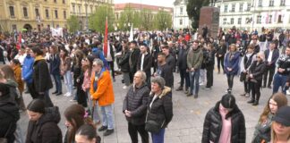 Počeo studentski protest u Zrenjaninu