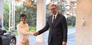 Vučić – Marta Kos izrazila snažnu političku volju da sarađuje sa novom vladom Srbije