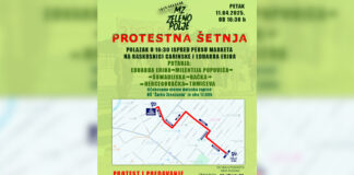 U petak protestna šetnja do Osnovne škole “Žarko Zrenjanin”