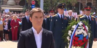 Predsednica Narodne skupštine položila venac na Groblju oslobodilaca Beograda
