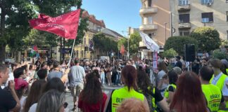 Skup podrške Palestincima u centru Beograda, traži se zaustavljanje izvoza oružja Izraelu