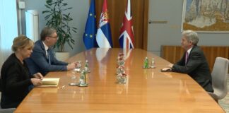 Vučić razgovarao sa britanskim ambasadorom