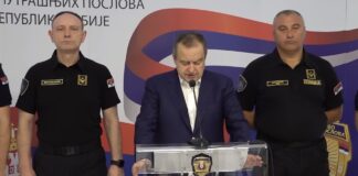 Dačić – Povređeno 27 policajaca a za sada privedeno 47 osoba