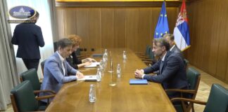 Brnabić održala sastanak sa novim šefom Delegacije Evropske unije u Srbiji