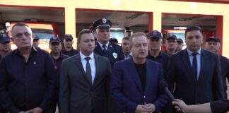 Dačić – Nastavak ulaganja u uslove rada policije i vatrogasno-spasilačkih službi u Leskovcu