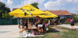 Oslikavanje igrališta u Lazarevu