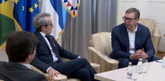 Vučić sa odlazećim ambasadorom Brazila – Odnosi postali snažniji i iskreniji