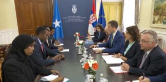 Ministar Đurić sa šefom diplomatije Somalije Abdi Alijem