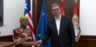 Vučić sa ministarkom spoljnih poslova Liberije o jačanju saradnje i projektima