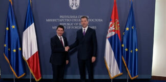 Đurić sa francuskim senatorom Kadikom