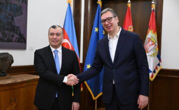 Vučić – Srbija odlučna da jača odnose sa Azerbejdžanom u oblasti energetike i odbrane