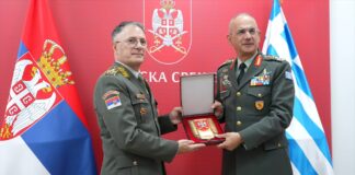 Poseta načelnika Generalštaba nacionalne odbrane Grčke