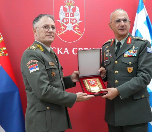 Poseta načelnika Generalštaba nacionalne odbrane Grčke