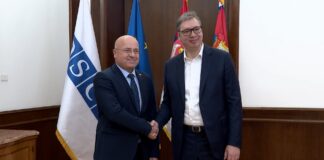 Vučić sa novim šefom Misije OEBS-a u Srbiji Marcelom Peškom o nastavku dobre saradnje