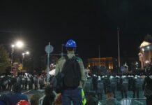 Dan posle komemorativnog skupa u Novom Sadu – neredi u Beogradu