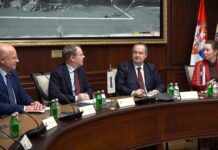 Dačić se sastao sa Visokim komesarom za nacionalne manjine OEBS Kristofom Kampom