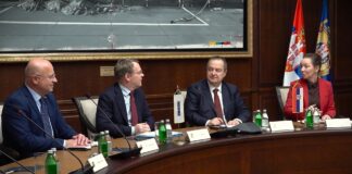 Dačić se sastao sa Visokim komesarom za nacionalne manjine OEBS Kristofom Kampom