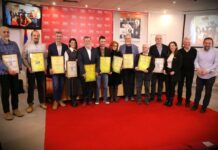 Uručene godišnje nagrade UNS-a