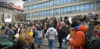 Protest podrške studentima koji su uhapšeni na Vidovdan