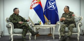 Načelnik Generalštaba Vojske Srbije sa komandantom Kfora