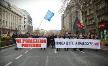 Sudije i tužioci protestovali zbog političkih pritisaka na pravosuđe