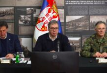 Predsednik Vučić obišao jedinice Vojske Srbije u Nišu