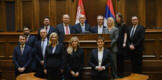 Petoro sudija Ustavnog suda Srbije u parlamentu položilo zakletvu