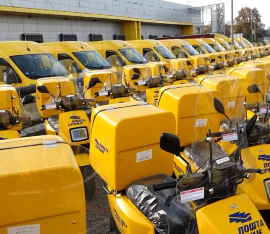 Pošta Srbije uložila 128 mliona dinara za nabavku 216 električnih mopeda za dostavu