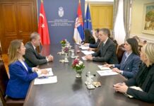 Đurić razgovarao sa ambasadorom Turske