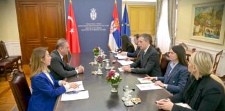 Đurić razgovarao sa ambasadorom Turske