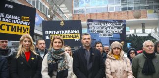 Kreni-Promeni ispred RTS: Umesto iskrivljene realnosti obezbediti dve strane i suprotna mišljenja