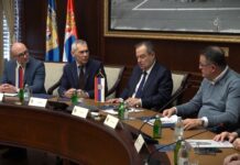 Ministar Dačić sastao se danas u Palati Srbija sa ambasadorom Ruske Federacije Bocan-Harčenkom