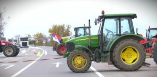 Poljoprivrednici organizuju sutra blokade saobraćaja traktorima po celoj Srbiji