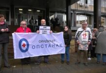 Radnici Apoteka Beograd ponovo protestovali pred Vladom Srbije, traže razgovor sa premijerom