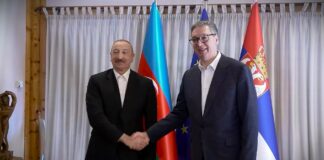 Vučić na radnom doručku sa Alijevim: Sumirali smo posetu i razgovarali o projektima