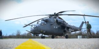 Borbena obuka pilota helikoptera Vojske Srbije