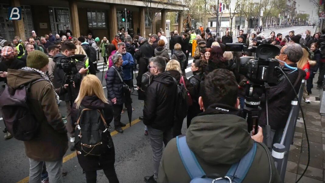 Protest novinara i medijskih radnika 1