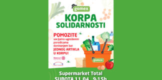 Uskršnja Korpa solidarnosti u Gomex Totalu