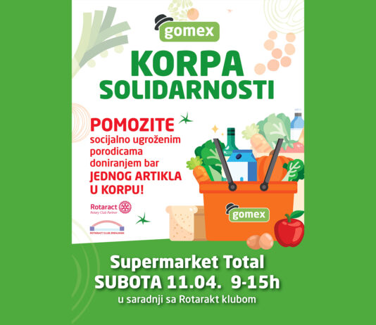 Uskršnja Korpa solidarnosti u Gomex Totalu