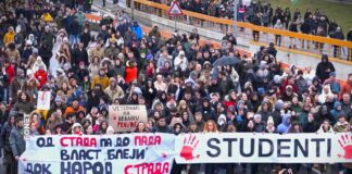 Studenti u blokadi podneli krivičnu prijavu protiv ministara Bratine i Glišića