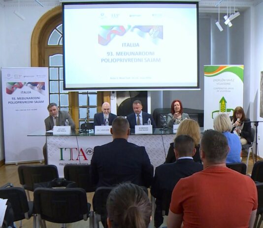 Konferencija za novinare povodom nastupa italijanskih izlagača na Sajmu poljoprivrede u Novom Sadu