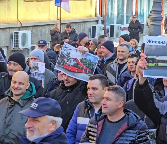 Održan protest za spas beogradskog GSP-a