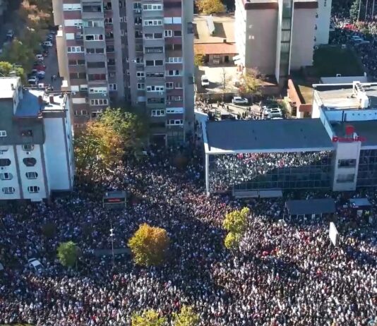 Veliki studentski protest u Novom Sadu u subotu