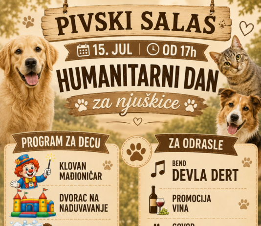 Humanitarni dan za napuštene životinjice na Pivskom salašu 15. jul od 17h do ponoći
