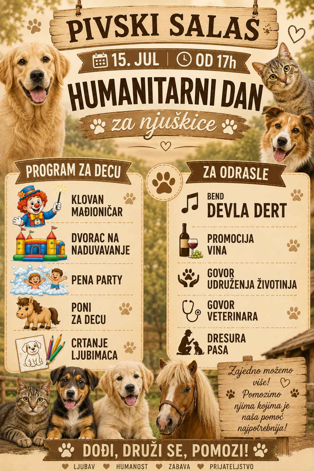 Humanitarni dan za napuštene životinjice